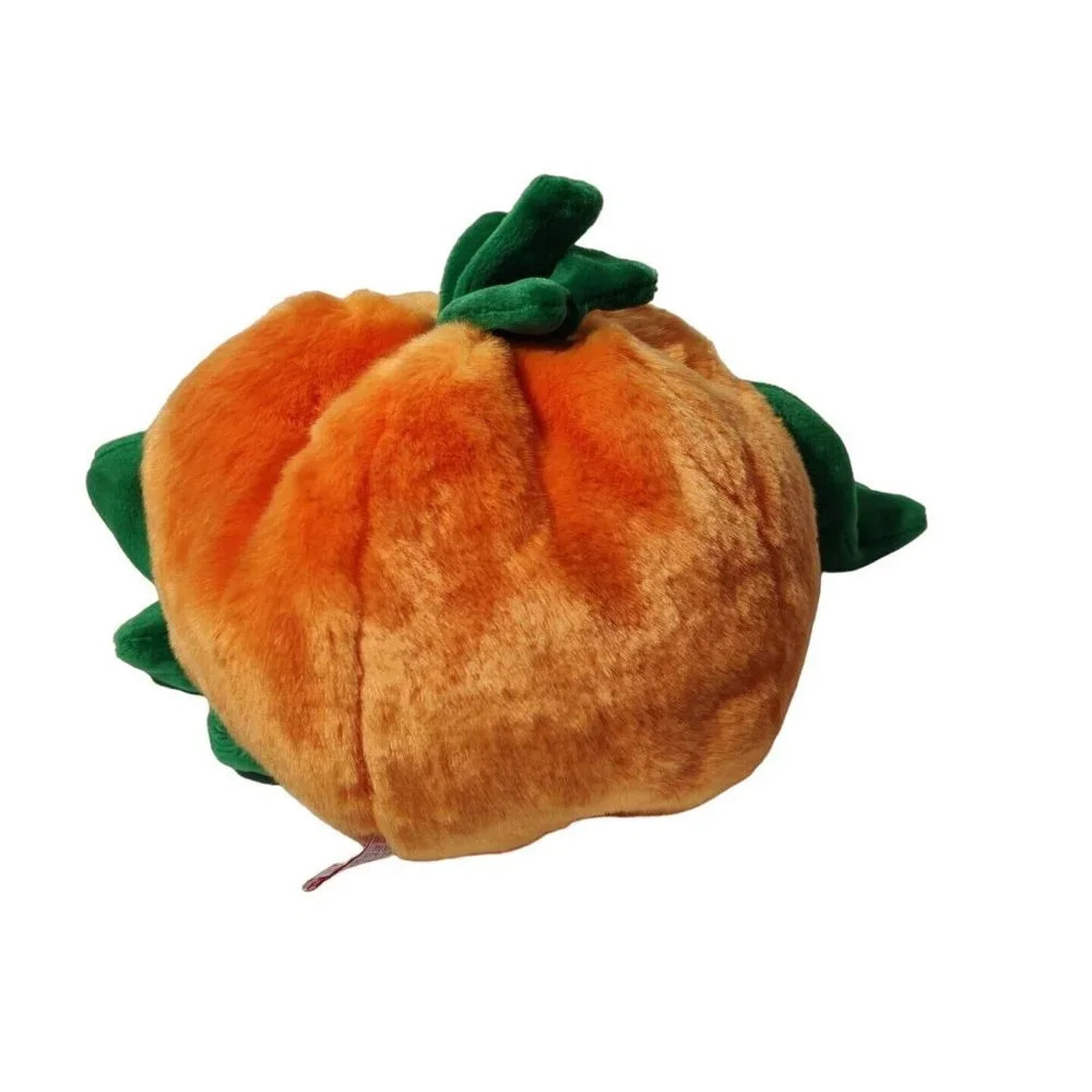 Vtg Ty Beanie Buddies Orange Green Pumkin Pumpkin Plush Stuffed 1999 Halloween - Picture 3 of 6